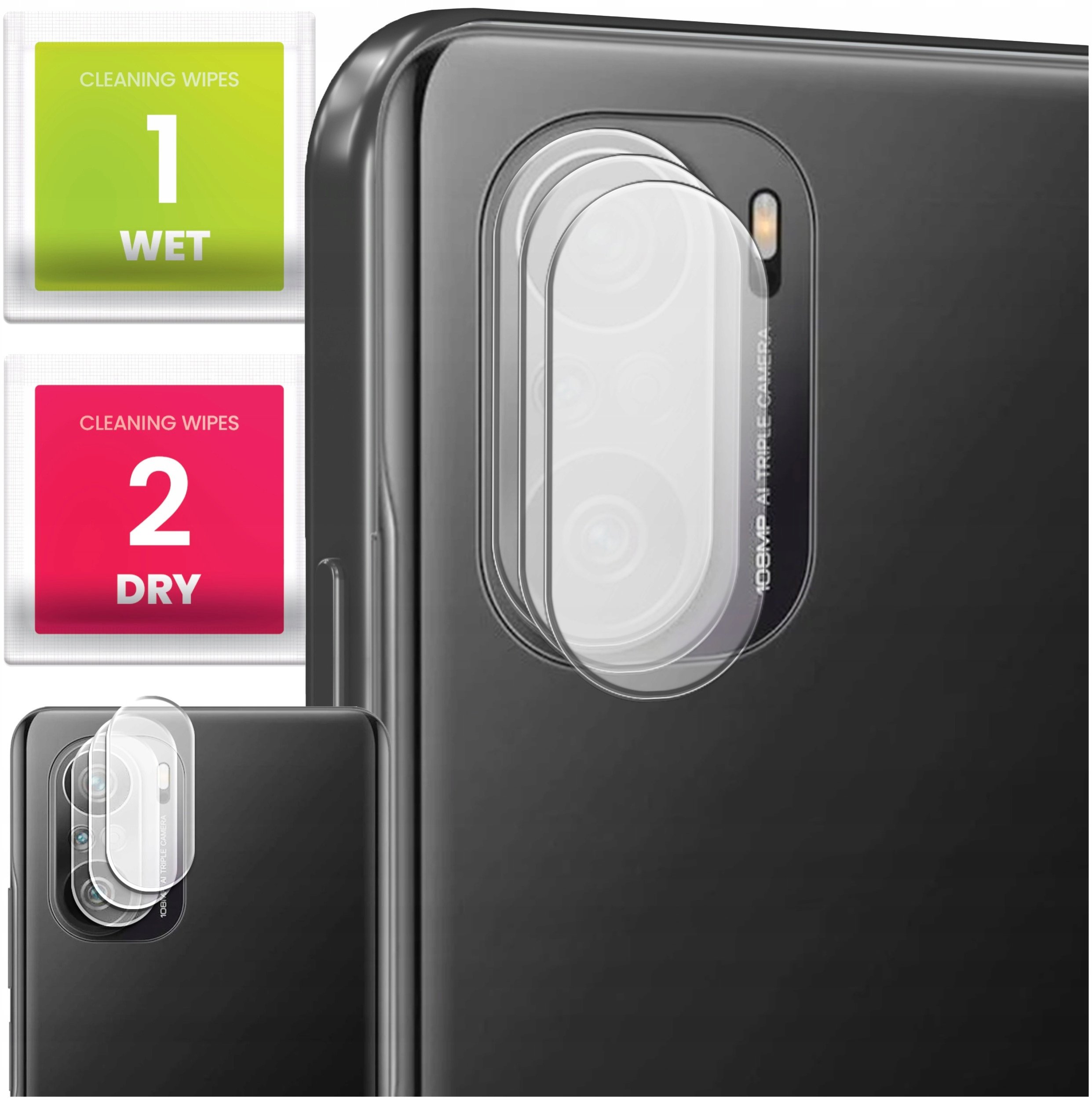 3-PAK Szkło Na Aparat Do Xiaomi Mi 11i (Hartowane, Ochronne, Na Obiektyw)