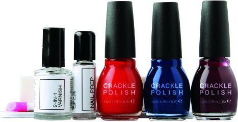 Rio Zestaw do pielęgnacji paznokci Crackle Nails Party (RIO NCRP)