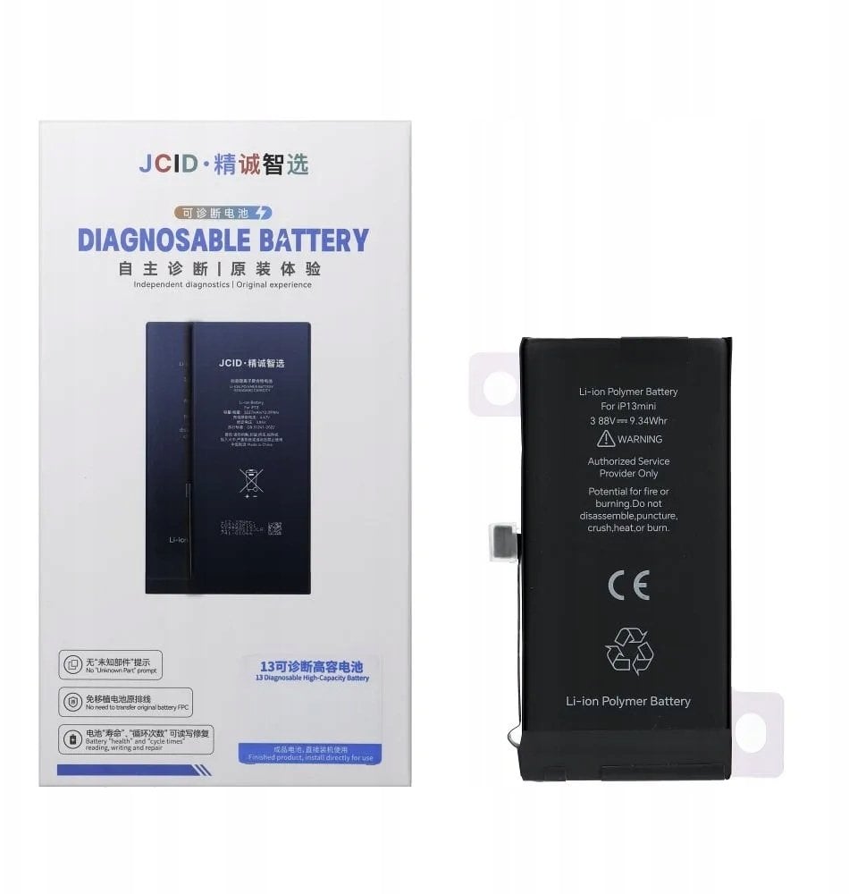 Bateria PhoneParts JCID Bateria with the possibility of assigning to iPhone 13 Mini (standard capacity)