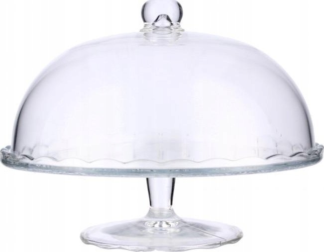 Kadax KADAX Patera Na Ciasto Szklana Z Kloszem 29cm Tort