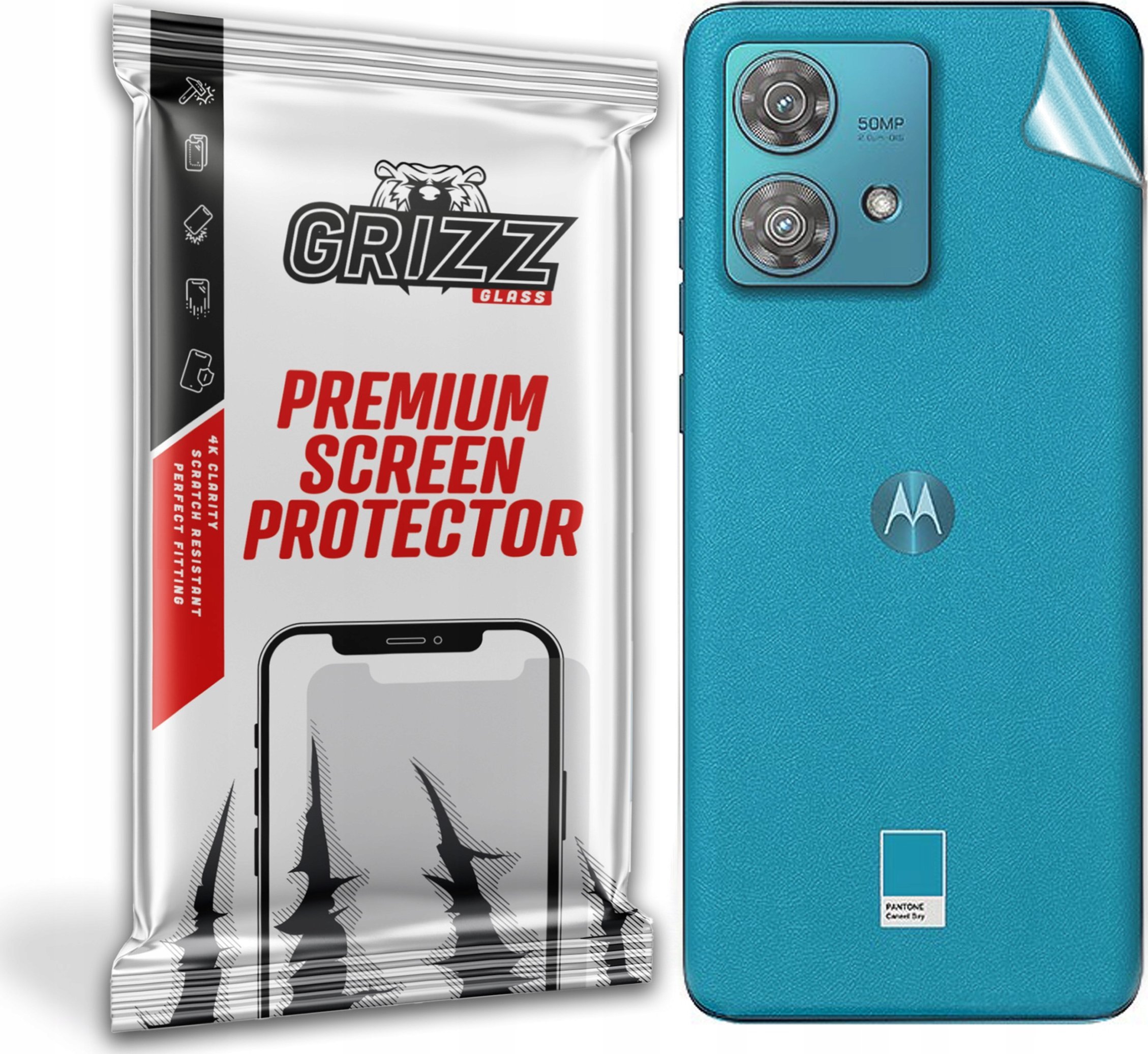 GrizzGlass Folia na tył GrizzGlass SatinSkin do Motorola Edge 40 Neo