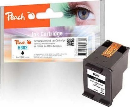 Tusz Peach Peach ink black PI300-649 (compatible with HP 302, F6U66A)