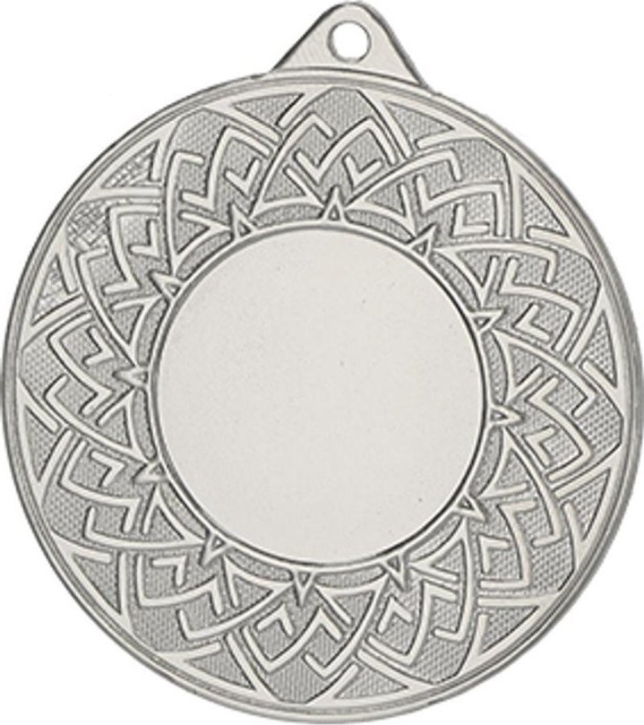 Victoria Sport Medal srebrny ogólny z miejscem na emblemat 25 mm - stalowy