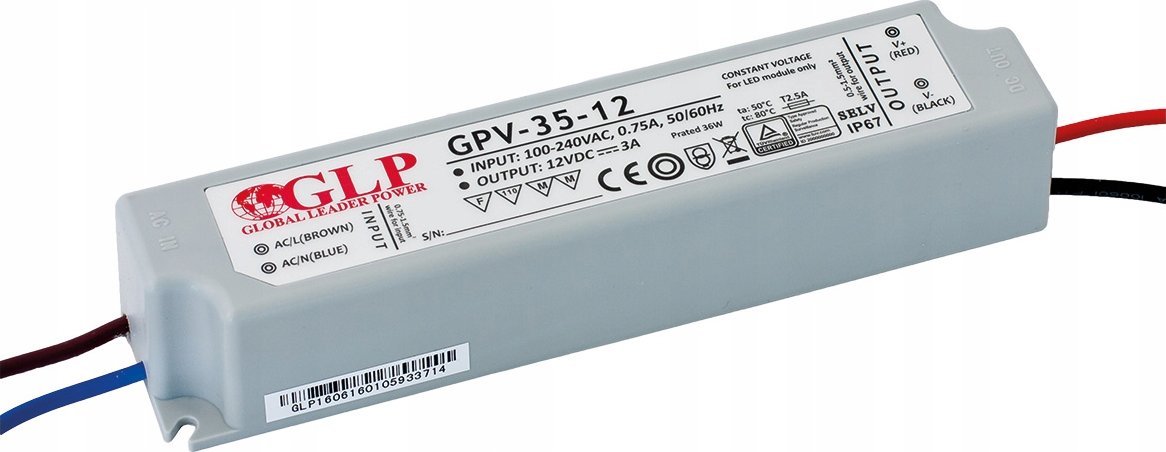 Zasilacz GLP Maitinimo Šaltinis GLP GPV-35-24 24V 1.5A 36W