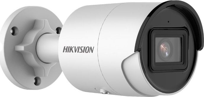 Hikvision bullet DS-2CD2046G2-IU F4 (balta, 4 MP, 40 m. IR, AcuSense)