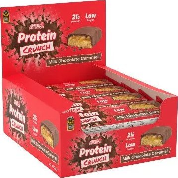 Applied Nutrition Applied Nutrition - Applied Protein Crunch Bar, Milk Chocolate Caramel, 12 x 62g