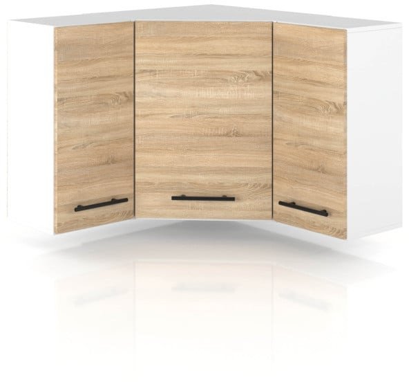 Szafka Kuchenna Wisząca Narożna Modułowa 90x90cm Spremium Dąb Sonoma
