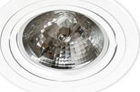 Azzardo Oprawa podtynkowa kula biała AZzardo STAN AZ0861