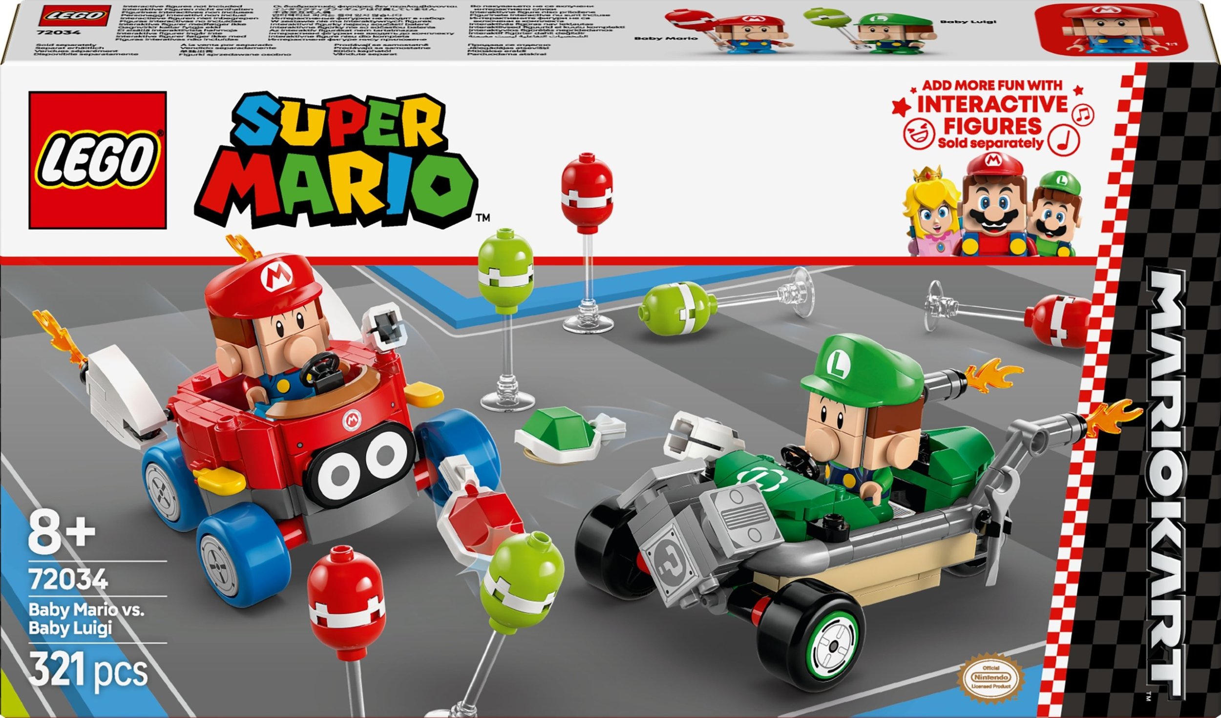 Super Mario Mario Kart™ – Baby Mario kontra Baby Luigi (72034)
