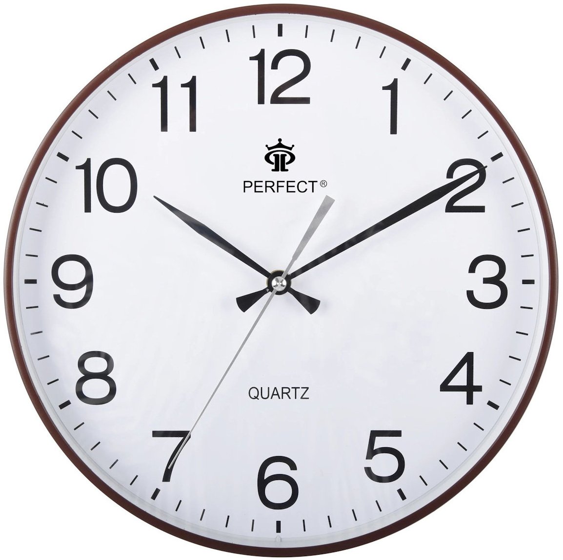 Perfect Zegar ścienny PW360-1700-4 brązowy 30 cm