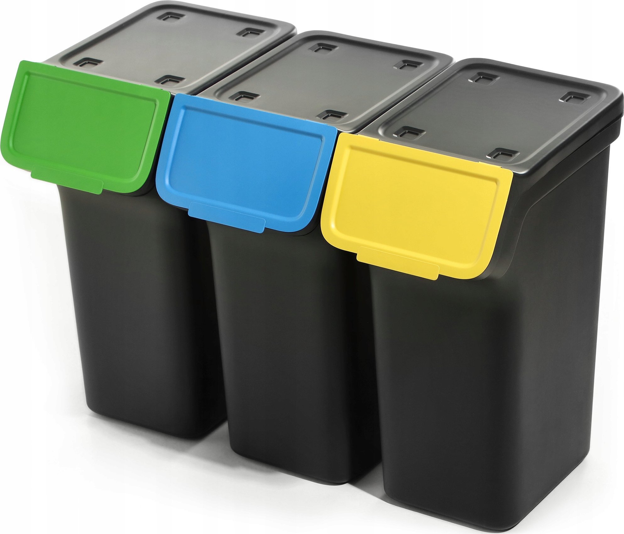 Kosz na śmieci Kadax Kosz STACKBOX 3x25L czarny