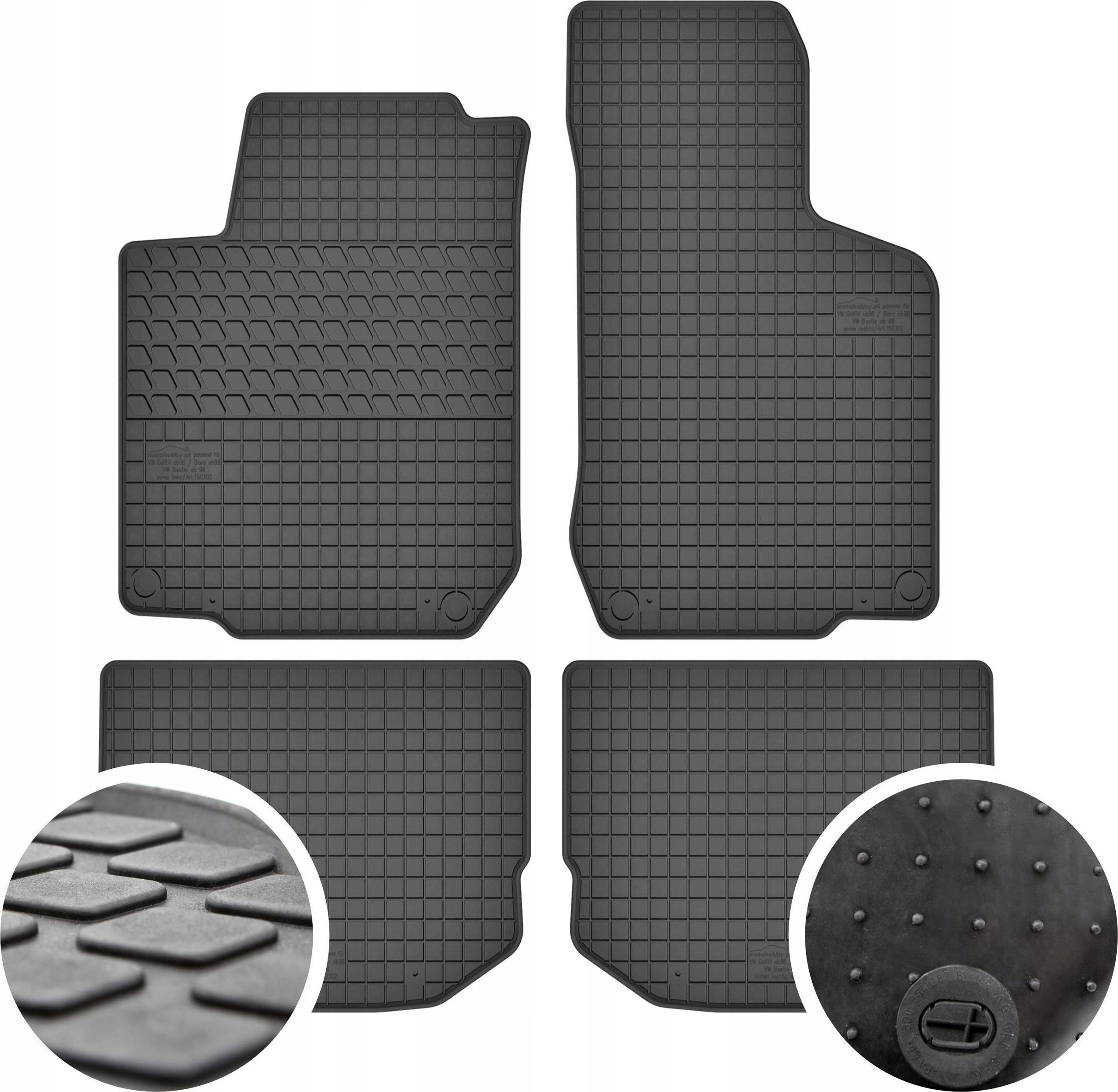 GeyerHosaja Dywaniki gumowe do Volkswagen Golf IV