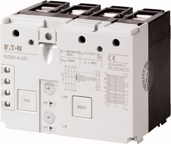 Eaton Blok różnicowoprądowy 4P 0,03-3A t 60-450ms NZM2-4-XFI (292344)