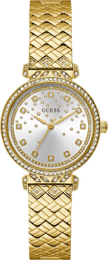 Zegarek damski Guess GW0763L2 CYRKONIE złoty