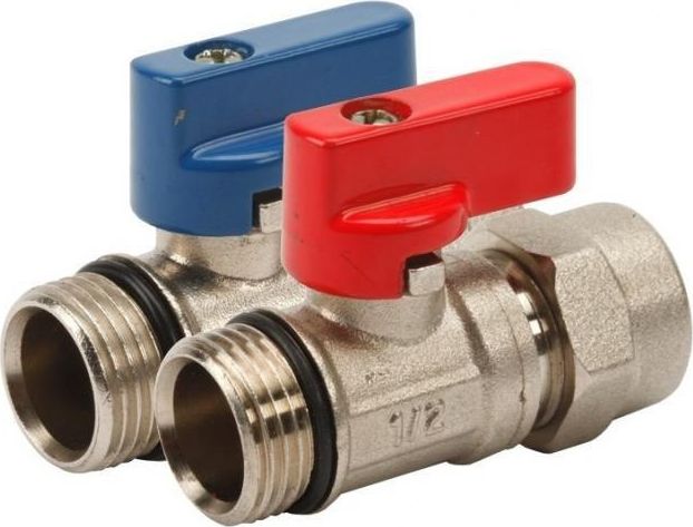 Unimet ZAWÓR KULOWY PEX MINI Z DŁAWICĄ 1/2*16 ZIMNA WODA