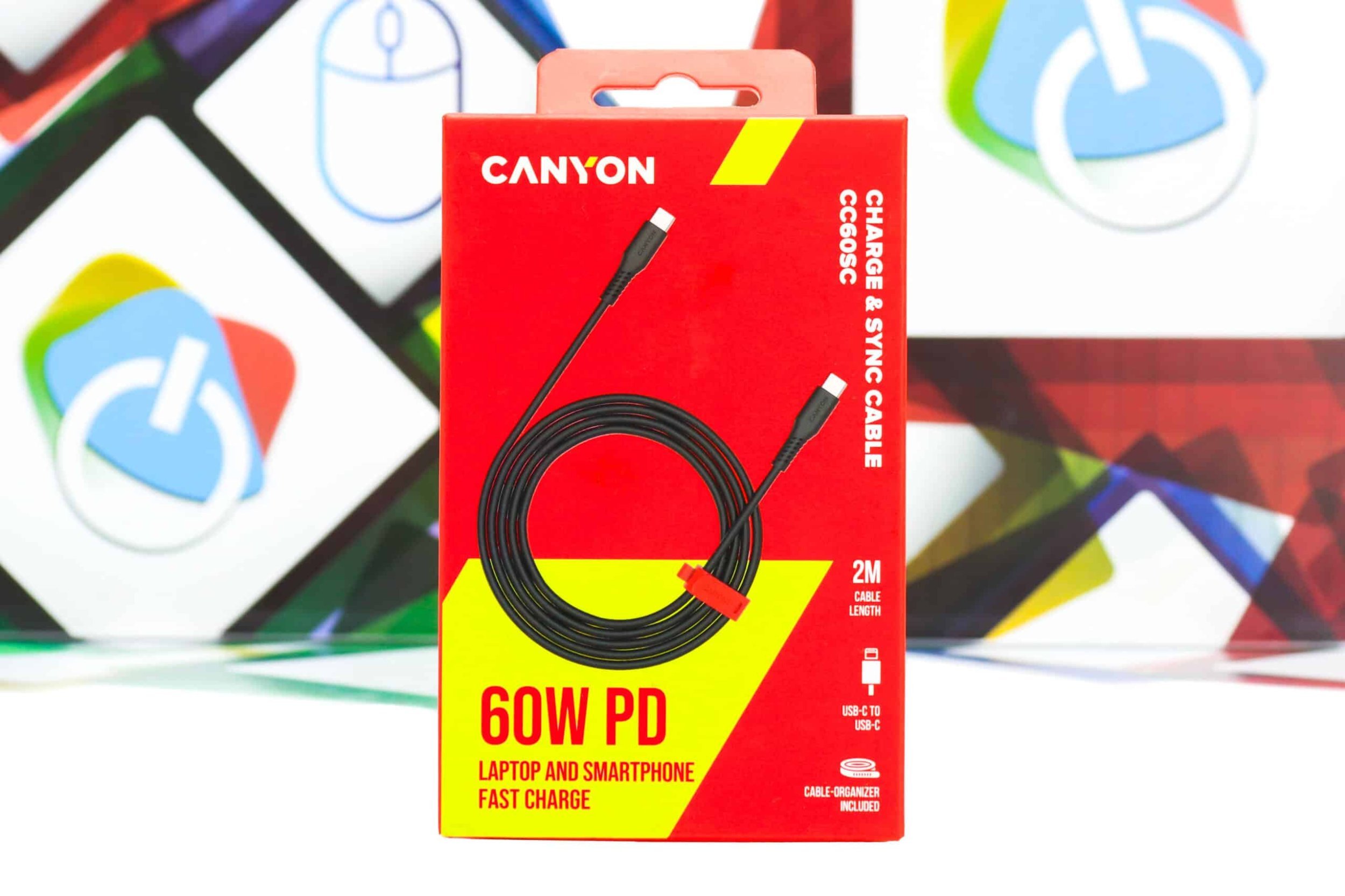 Kabel USB Usams USB-C - USB-C 2 m Czarny (CNS-CC60SC20B)