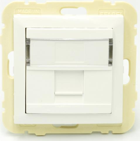 Efapel EFAPEL LOGUS90 ELEMENT CENTRALNY DO GNIAZDA TELEFONICZNEGO/KOMPUTEROWEGO KOŚĆ SŁONIOWA 90441 SMF