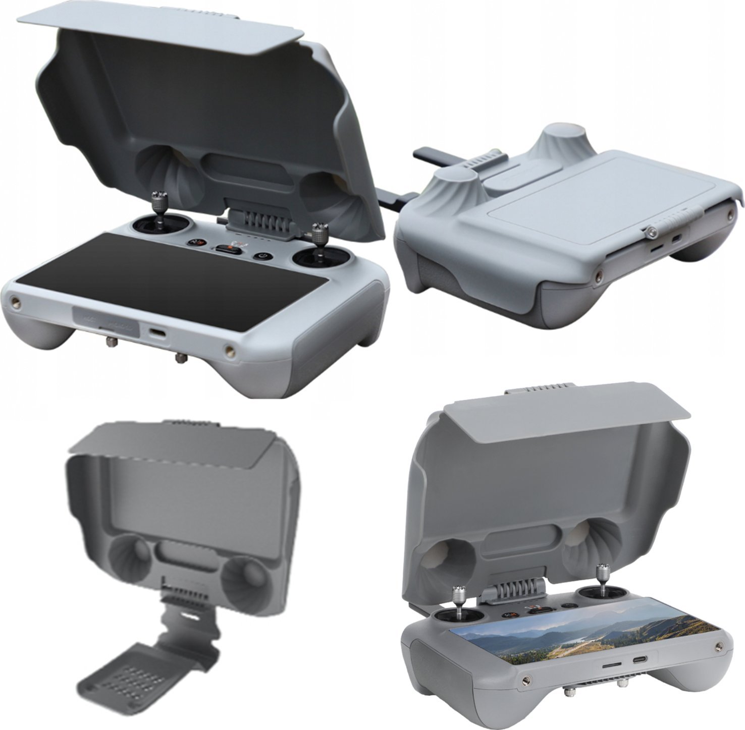 SunnyLife OSŁONA OCHRONNA PRZECIWSŁONECZNA 2W1 NA EKRAN KONTROLER DO DJI RC 2 / DJI AIR 3 / MINI 4 PRO