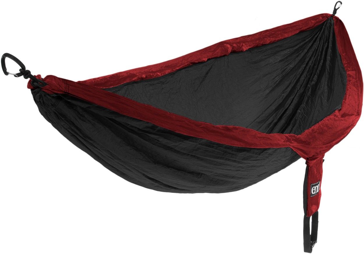 Eno Hamak turystyczny 2-osobowy DoubleNest Black/Maroon (DH042)