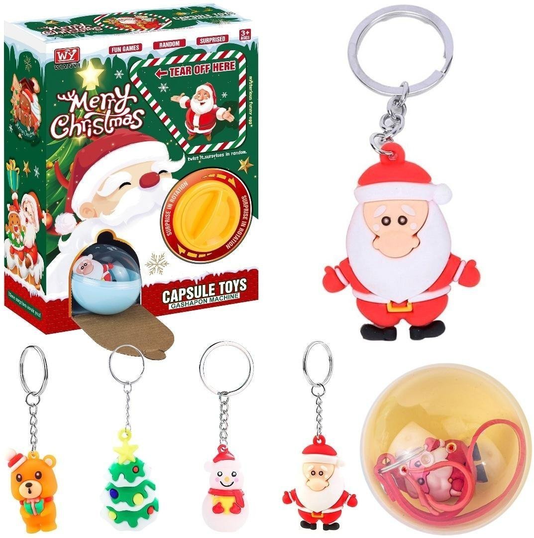 Breloki świąteczne kapsuły dystrybutor