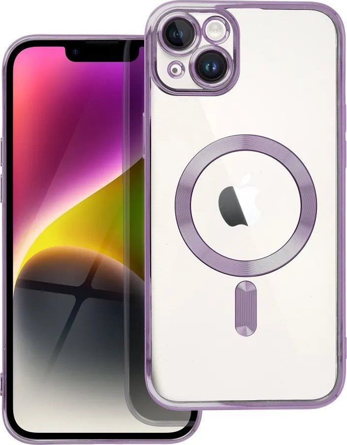 Braders Etui Futerał Electro Mag Cover do iPhone 14 Plus fioletowy
