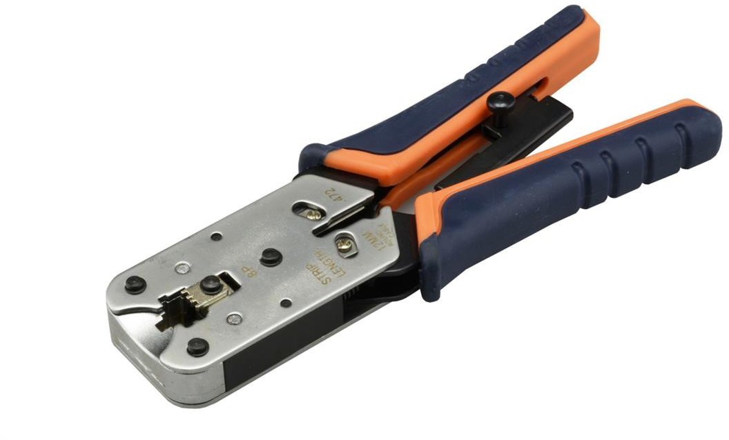 Zaciskarka wtyków modularnych 8p HT-L2182R czołowa profesjonalna NEKU