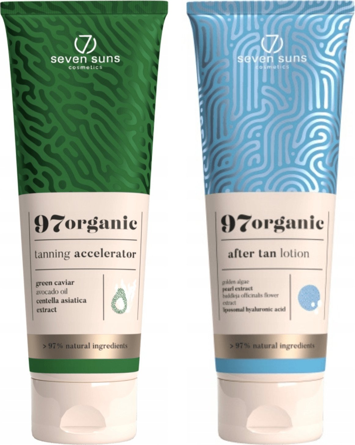 7suns 7suns 97organic Przyspieszacz + Balsam Po Opalaniu