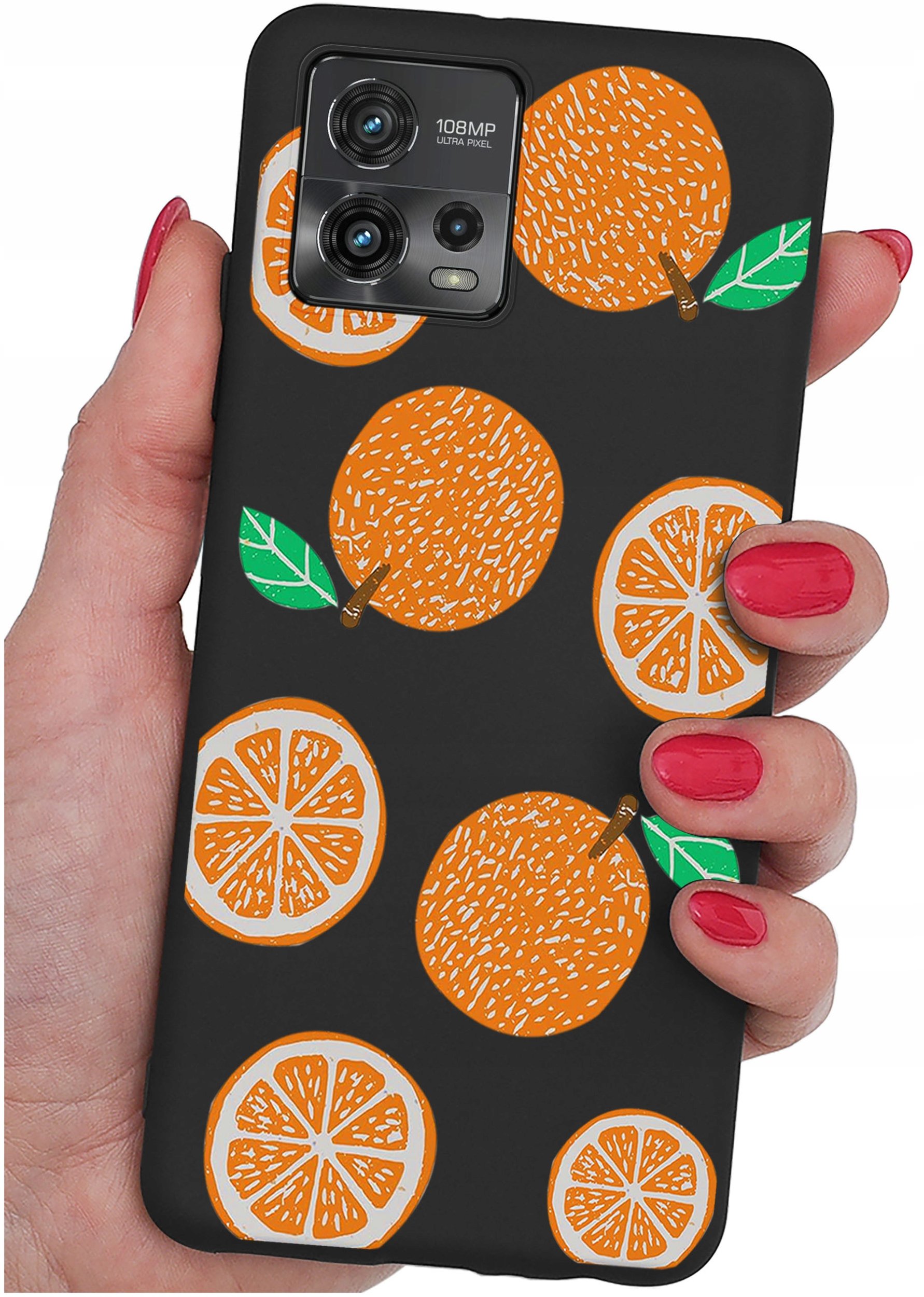 Etui do Motorola Moto G72 WZORY |SILIKONOWE MATT CASE + SZKŁO 9H