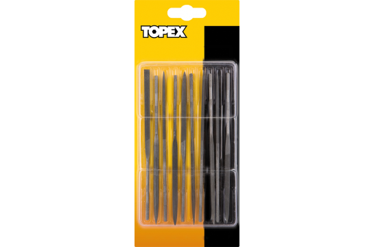 Topex Pilniki iglaki komplet 10 szt. 06A015