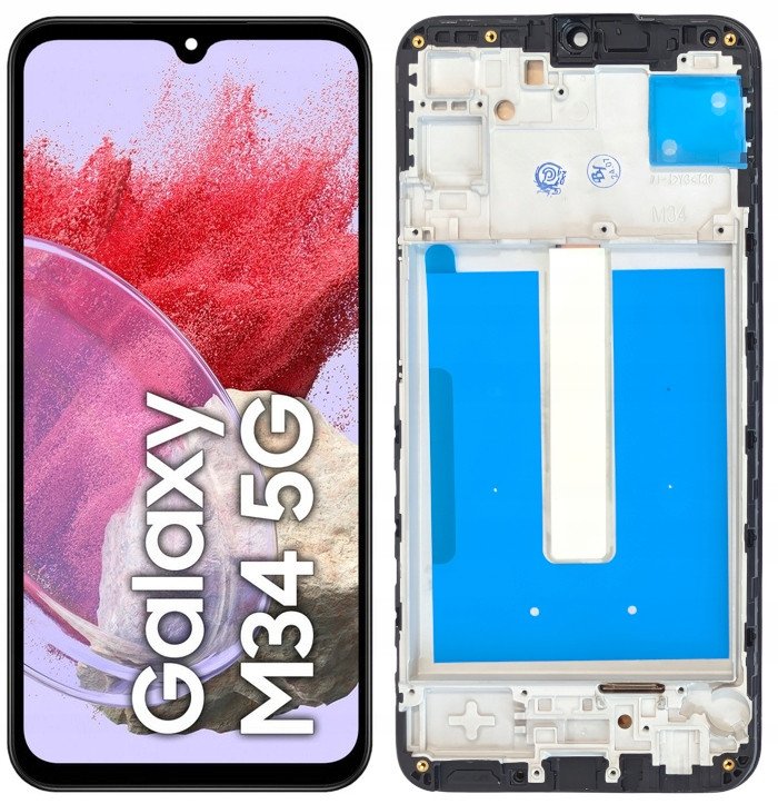 WYŚWIETLACZ EKRAN LCD DO SAMSUNG M34 5G INCELL RAMKA SM-M346B SM-M346B/DS