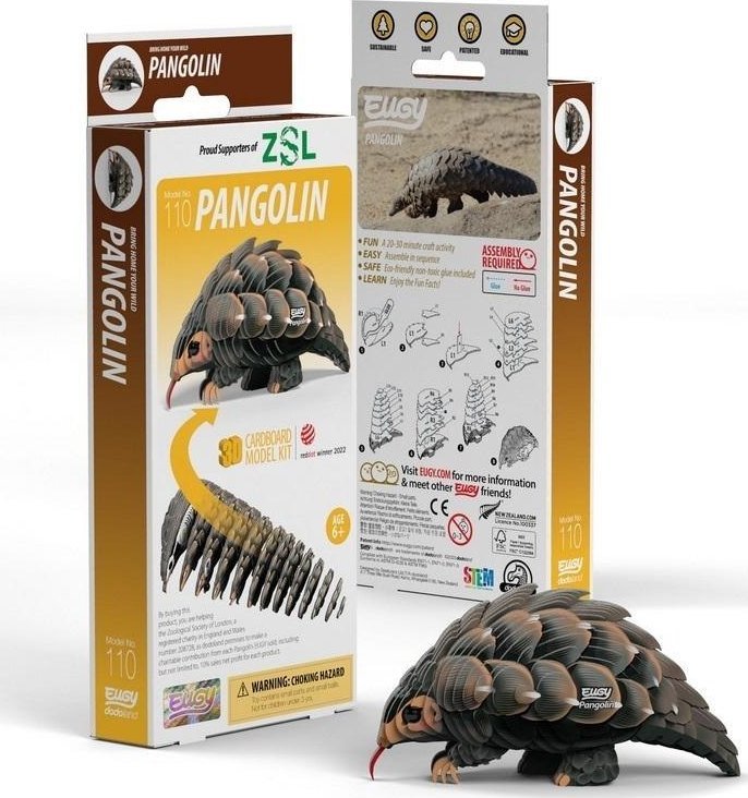 Łuskowiec Eugy. Eko Układanka 3D