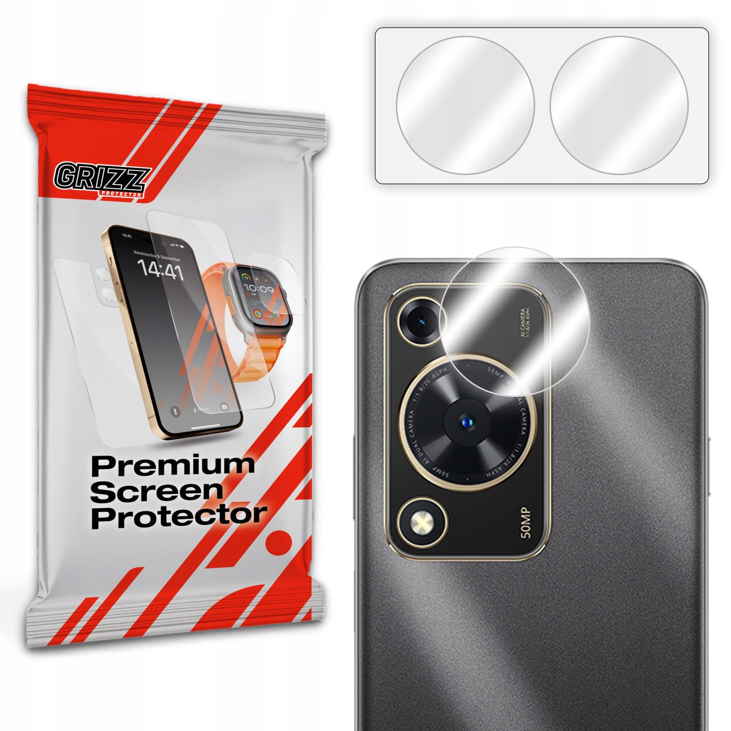 Szkło na aparat GrizzGlass HybridGlass Camera do Huawei Nova Y63