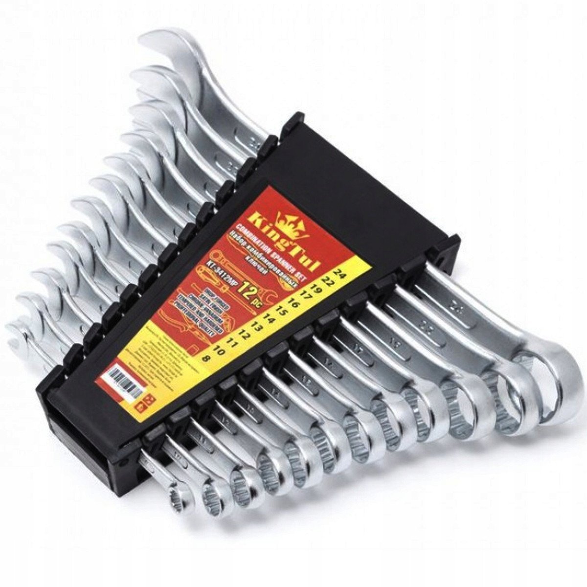 Zestaw kluczy płasko-oczkowych 12el.