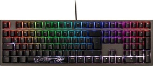 Klawiatura Ducky Ducky Shine 7 PBT Gaming Keyboard, MX-Blue, RGB LED - gunmetal