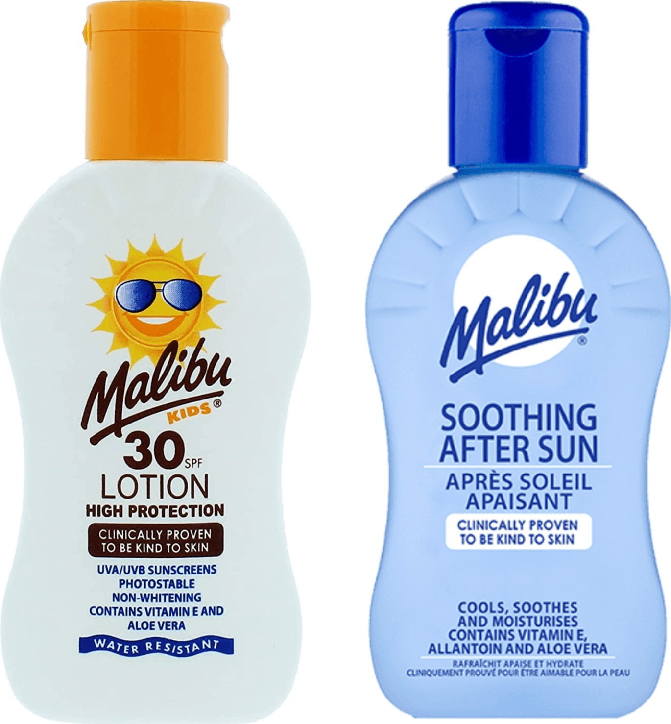 Malibu Malibu Balsam Dla Dzieci SPF30 100ml + Balsam Po Opalaniu 100ml