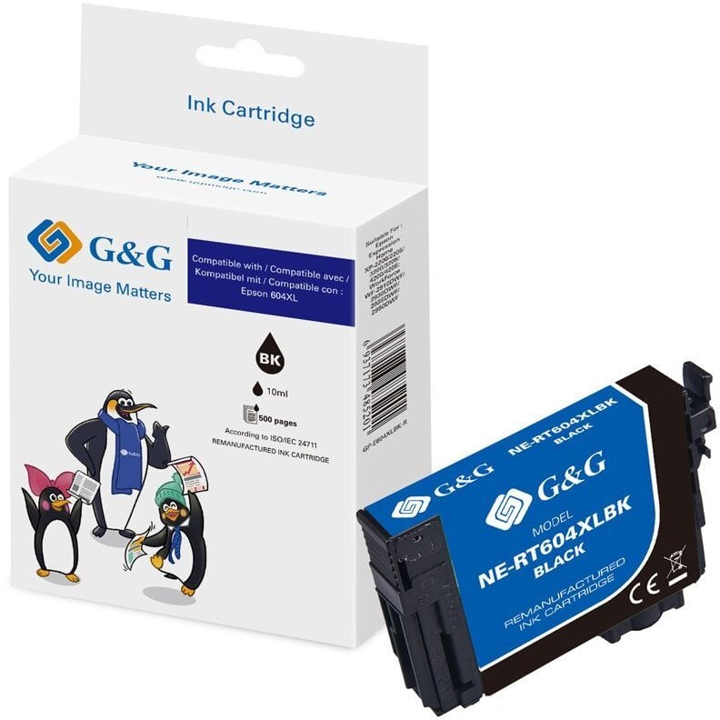 Tusz G&G Tusz czarny kompatybilny z Epsonem 604XL