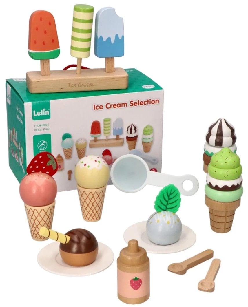 Mała lodziarnia - zestaw do serwowania lodów