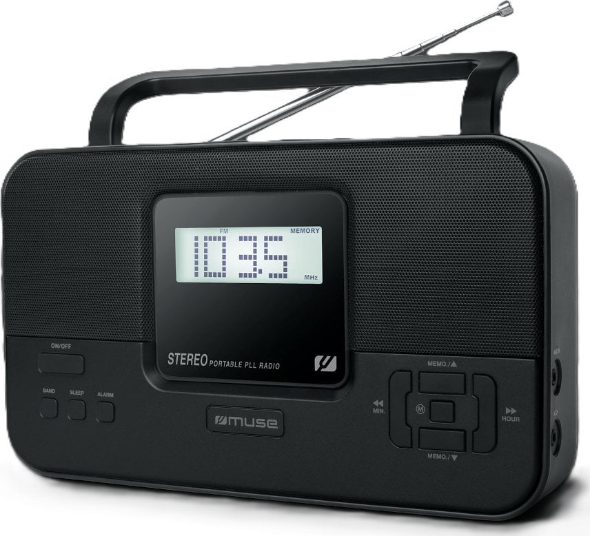 Muse Stereo Portable Radio | M-087 MB PLL | AUX in | FM radio | Headphone out