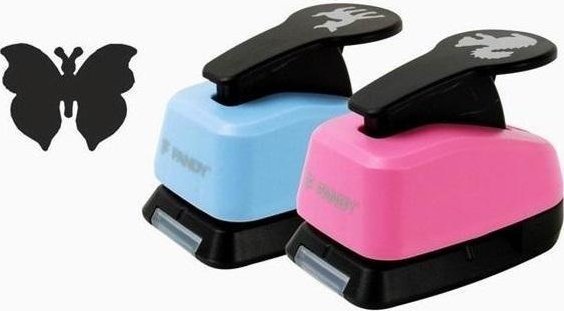 FANDY Dziurkacz ozdobny 25mm motyl MIX