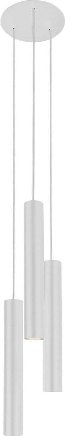 Lampa wisząca Nowodvorski Kaskada LAMPA wisząca EYE L 8916 Nowodvorski metalowa OPRAWA tuby ZWIS biała