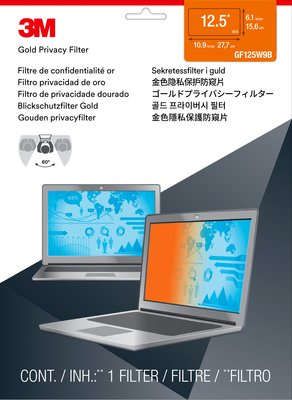 Filtr 3M prywatność Gold 12.5" 16:9 (GF125W9B)