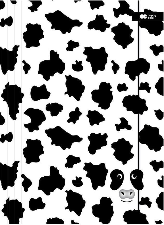 Teczka A4+ z gumką B&W krowa HAPPY COLOR