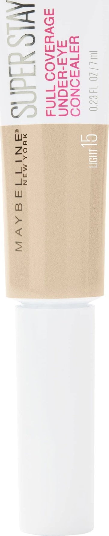 Maybelline Maybelline, SuperStay Full Coverage, Cream Concealer, 15, Beige Light, 6 ml For Women