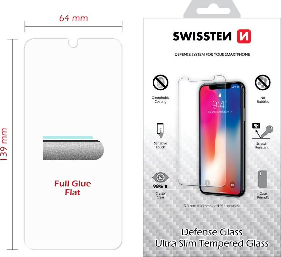 Swissten Tempered Glass For Apple Iphone 16 Plus