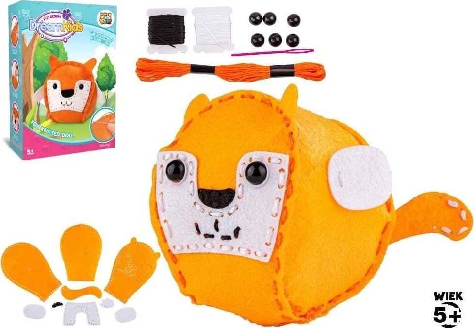 Zestaw kreatywny do szycia Lis