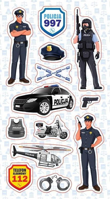 Ranok Naklejki Policjanci