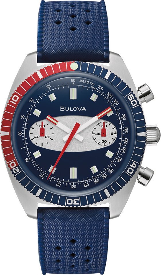 Zegarek Bulova Zegarek męski Bulova 98A253 niebieski