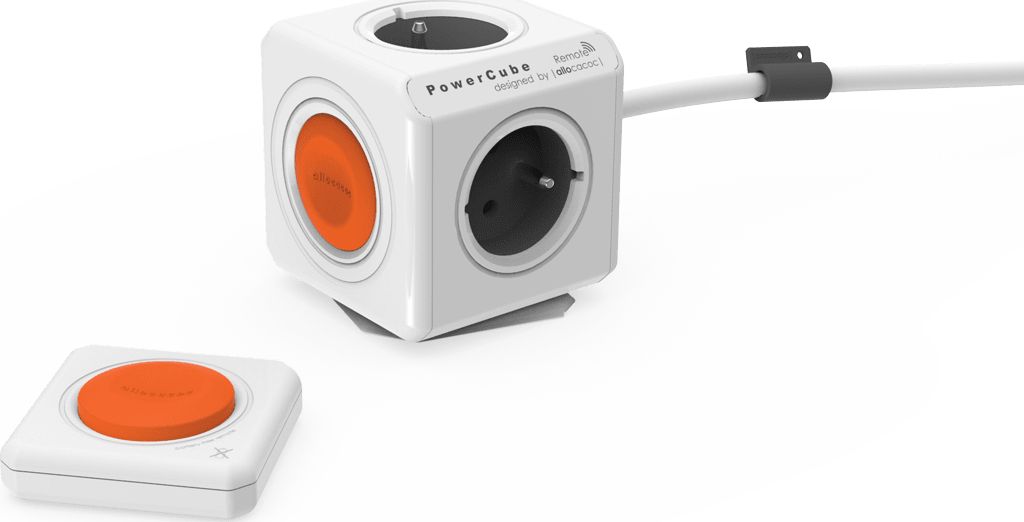 PowerCube Przedłużacz Extended Remote 1,5m z pilotem PowerRemote biały (1522/FREXRM)