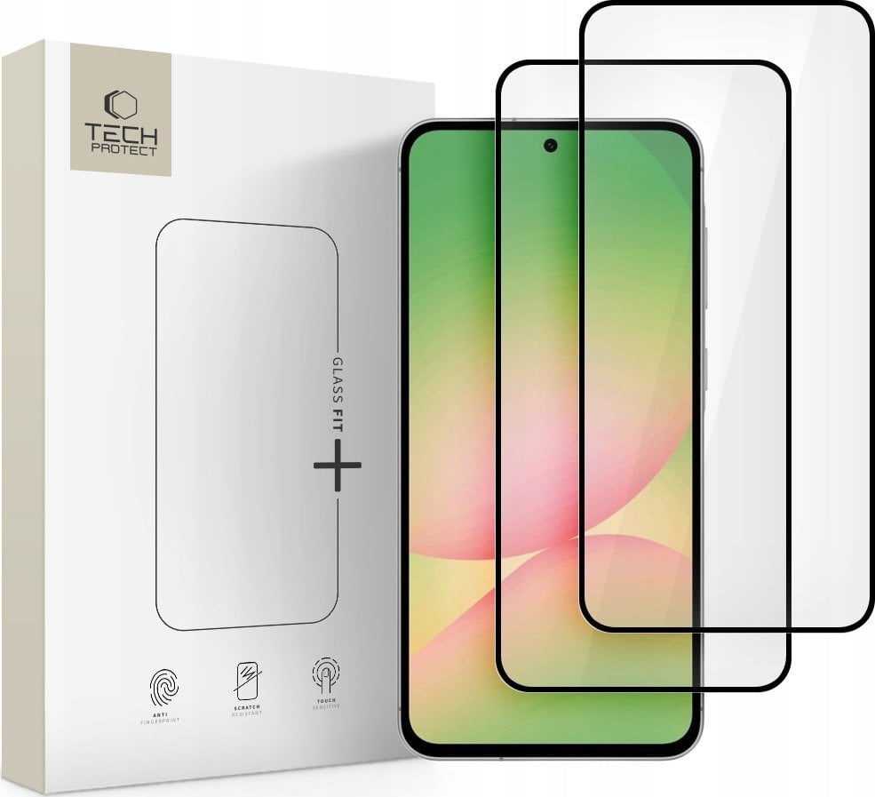 SZKŁO HARTOWANE TECH-PROTECT GLASS FIT+ 2-PACK GALAXY A36 / A56 5G BLACK