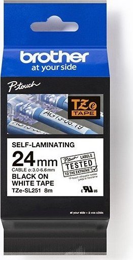 Brother BROTHER Band weiß/schwarz 24mm